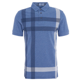 Barbour Blaine Tartan Polo Shirt in Chambray