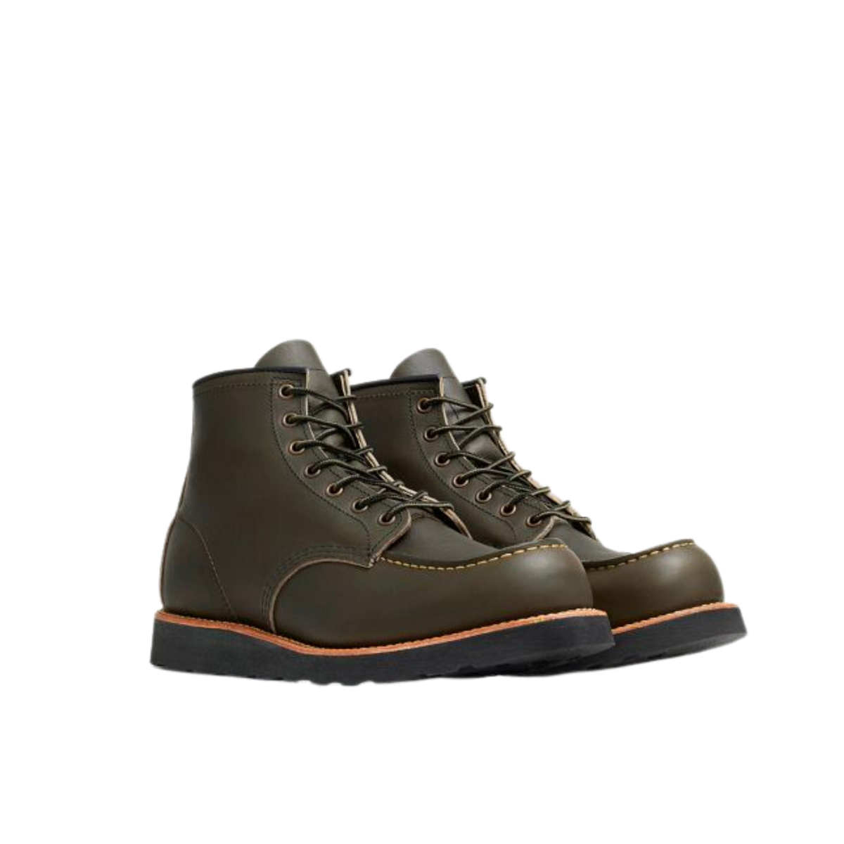 Red wing moc toe green sales
