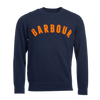 Barbour Prep Logo Crew in Navy