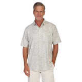 True Grit Tropics Stretch Island Getaway Shirt Sage