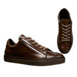The Court Sneaker in Leather by G. Brown Shoes