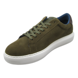 G Brown Shoes Puff Sneakers - Olive Suede
