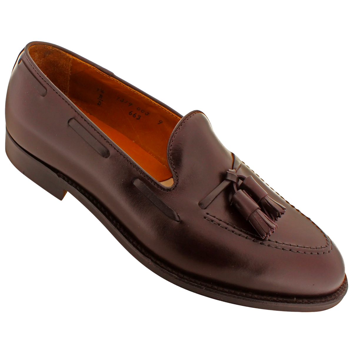 Alden 663 Tassel Loafer - Burgundy Calfskin – The QG