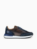 Magnanni Bravo Indigo Brown Sneaker