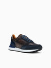 Magnanni Bravo Indigo Brown Sneaker