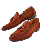 Magnanni Dion Cognac Tassel Loafer