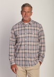 True Grit Road House Checks Long Sleeve Shirt
