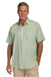 True Grit Washed Melange Linen Mini Checks Shirt