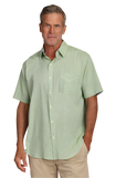 True Grit Washed Melange Linen Mini Checks Shirt