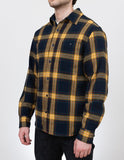 Schott NYC Plaid Cotton Flannel Shirt in 3 Color Ways