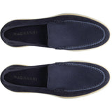 Magnanni Beignet Suede Apron Toe Loafer