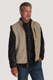 True Grit Herringbone Fleece Zip Vest