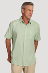 True Grit Washed Melange Linen Mini Checks Shirt