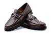 Martin Dingman Addison Lug Pebble Grain Horse Bit Loafers