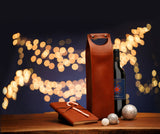 BOSCA Vachetta Travel & Gift Bag for One Wine Bottle
