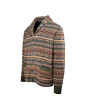 Schott NYC Wool Blend Fair Isle Cardigan