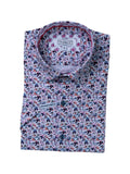 7 Downie St Short Sleeve Sport Shirt Multi Color #9018