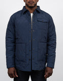 Schott NYC Down-Filled Quilted Shirt Jacket