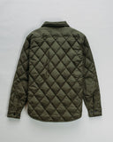 Schott NYC Down-Filled Quilted Shirt Jacket