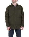 Schott NYC Down-Filled Quilted Shirt Jacket