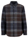Barbour Chapter Check Overshirt Midnight Oak Tartan