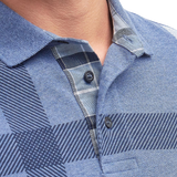 Barbour Blaine Tartan Polo Shirt in Chambray