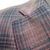 The QG Pink/Blue Wool/Silk/Linen Spring Sportcoat