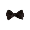 Black Satin Self-Tie Bow Tie David Donahue