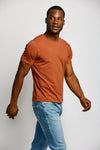 Easy Mondays Crew Neck T-Shirt Petrol or Pumpkin or Shadow