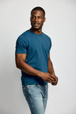 Easy Mondays Crew Neck T-Shirt Petrol or Pumpkin or Shadow