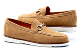 Martin Dingman Countryaire Suede Horse Bit Khaki