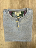 True Grit Bowery Burnout Short-Sleeve Slit Tee in 2 Colors