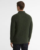 Barbour Essentials Fleck Wool Shawl Neck Jumper