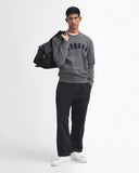 Barbour Prep Logo Sweatshirt Mid Grey Marl