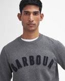 Barbour Prep Logo Sweatshirt Mid Grey Marl
