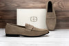 G Brown Hudson Penny Suede in Taupe