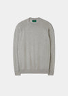 Alan Paine Saddington Cotton Merino Crew Neck Sweatshirt
