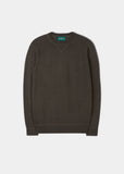 Alan Paine Saddington Cotton Merino Crew Neck Sweatshirt