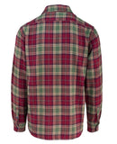 Schott NYC Plaid Cotton Flannel Shirt in 3 Color Ways