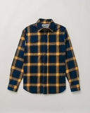 Schott NYC Plaid Cotton Flannel Shirt in 3 Color Ways