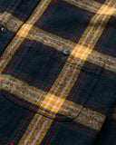 Schott NYC Plaid Cotton Flannel Shirt in 3 Color Ways