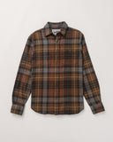 Schott NYC Plaid Cotton Flannel Shirt in 3 Color Ways
