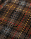 Schott NYC Plaid Cotton Flannel Shirt in 3 Color Ways