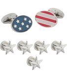 Stars and Stripes Stud Set