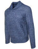 Schott NYC Mid-weight Tri Blend Shawl Collar Sweater