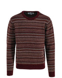 Schott NYC Fairisle Crewneck Sweater in Two Color Ways