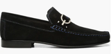 Donald Pliner Dacio Bit Loafer Black Suede