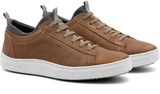 Martin Dingman Cameron Pebble Grain Sneakers in Old Saddle