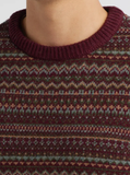 Schott NYC Fairisle Crewneck Sweater in Two Color Ways