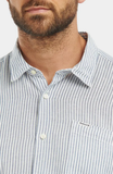 Barbour Deerpark Stripe Short Sleeve Button-Up Shirt